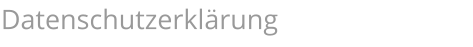 Datenschutzerklärung